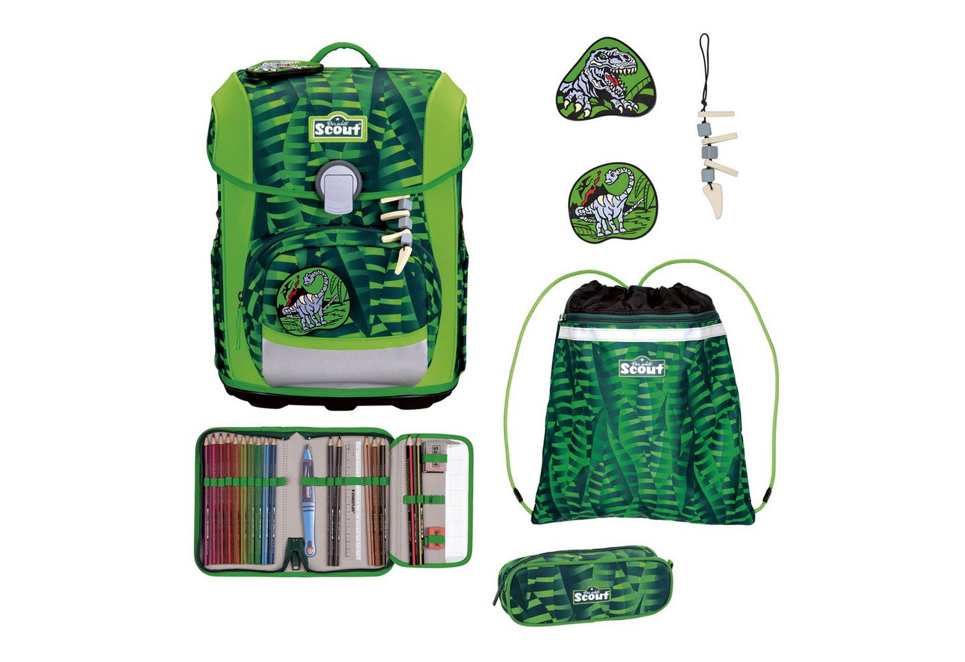 Scout Schulranzen Neo (4-tlg), Polyester von Scout