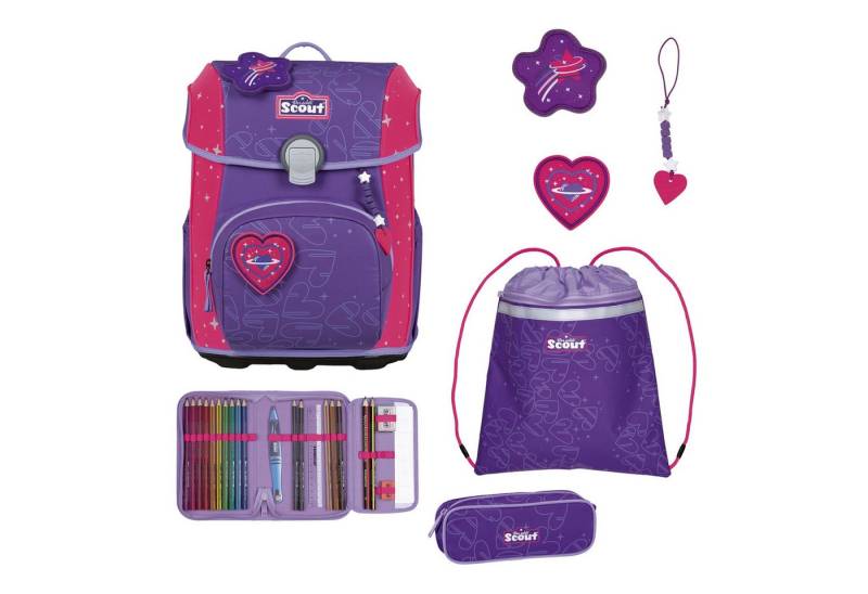 Scout Schulranzen Neo Exklusiv (4-tlg), Polyester von Scout
