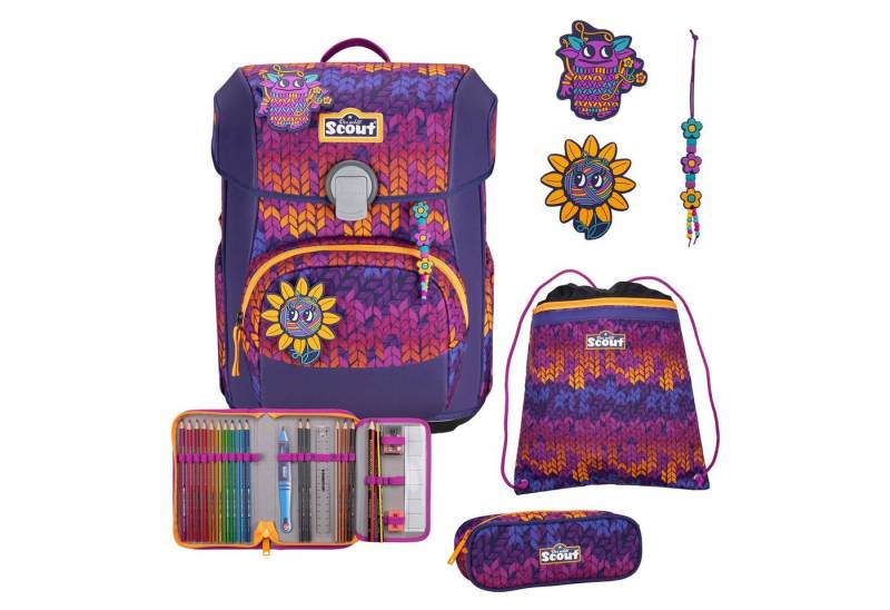 Scout Schulranzen Neo Exklusiv (4-tlg), Polyester von Scout