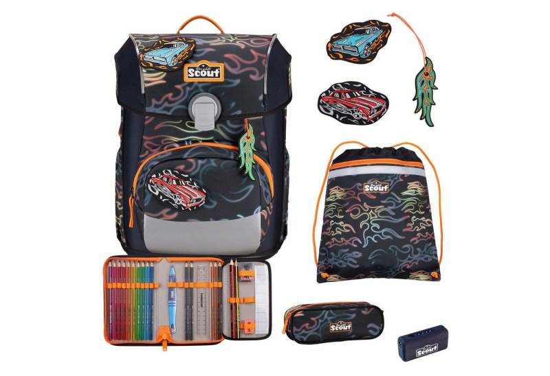 Scout Schulranzen Neo Exklusiv (5-tlg), Polyester von Scout
