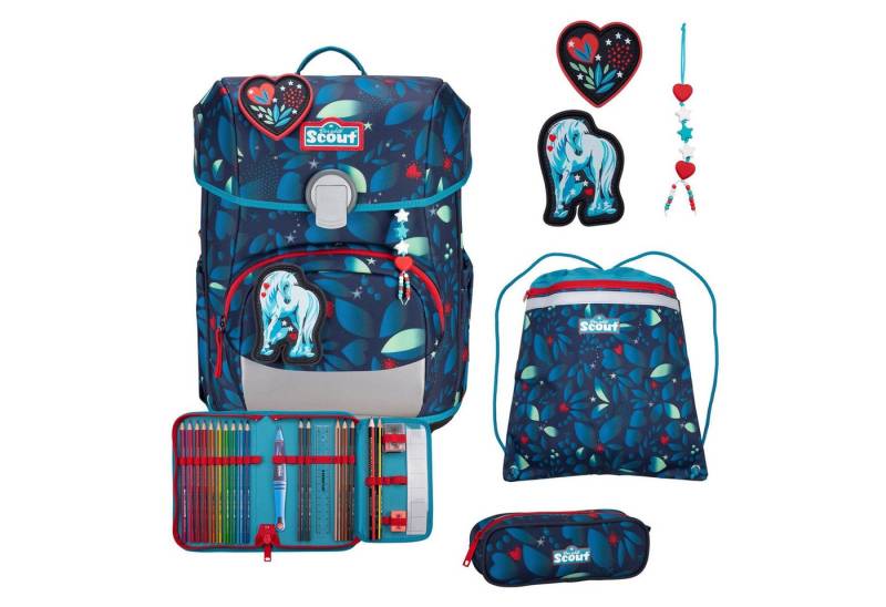 Scout Schulranzen Neo LED (8-tlg), Polyester von Scout