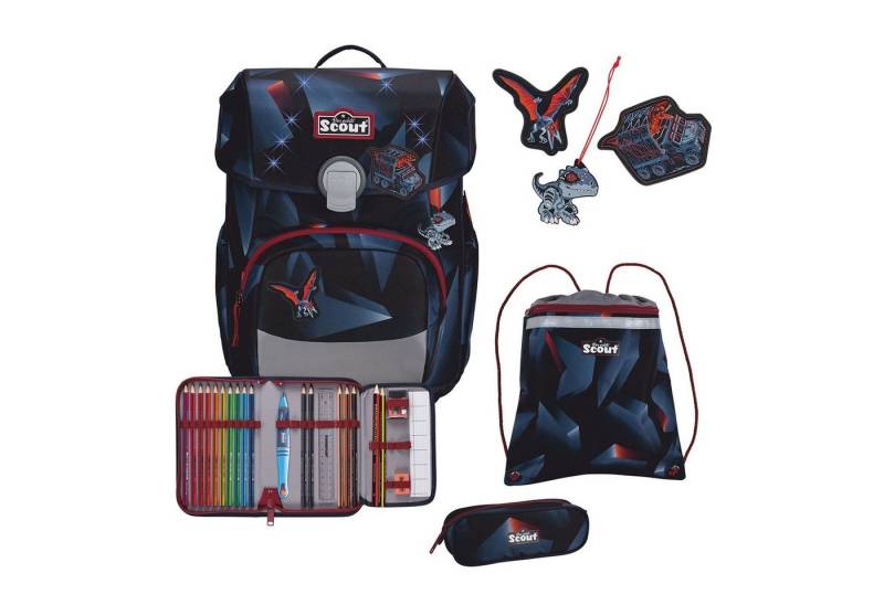 Scout Schulranzen Neo LED (8-tlg), Polyester von Scout