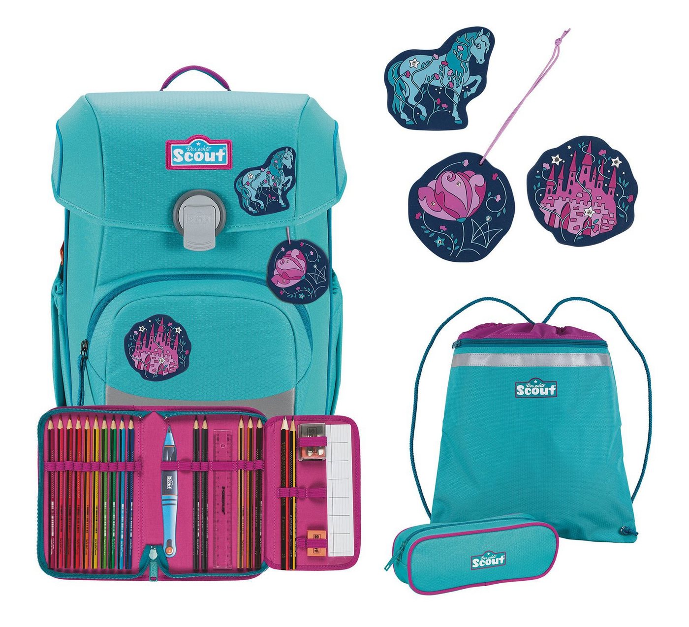 Scout Schulranzen Neo Set 4-teilig (Set, 4-tlg) von Scout