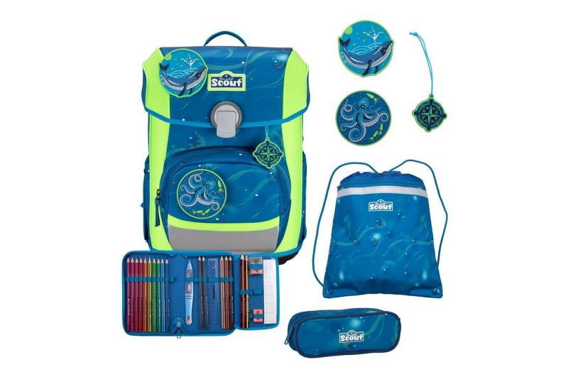 Scout Schulranzen Scout Neo Set Deep Sea von Scout