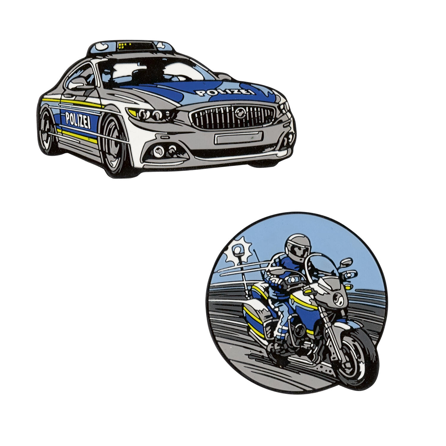 Scout - Scout Funny Snaps Move 2er Set Blue Police von Scout