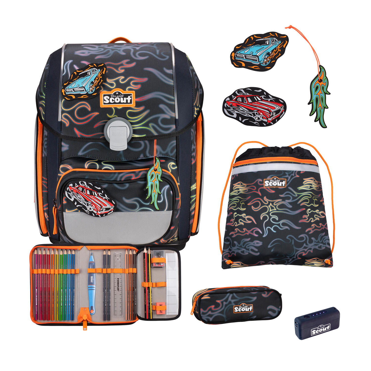 Scout - Scout Genius Set Safety Light 5 tlg. Flames von Scout