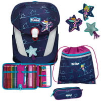 Scout Sunny II Schulranzen-Set 4tlg Blue Star von Scout