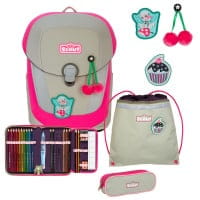 Scout Sunny II Schulranzen-Set 4tlg Pink Cherry von Scout