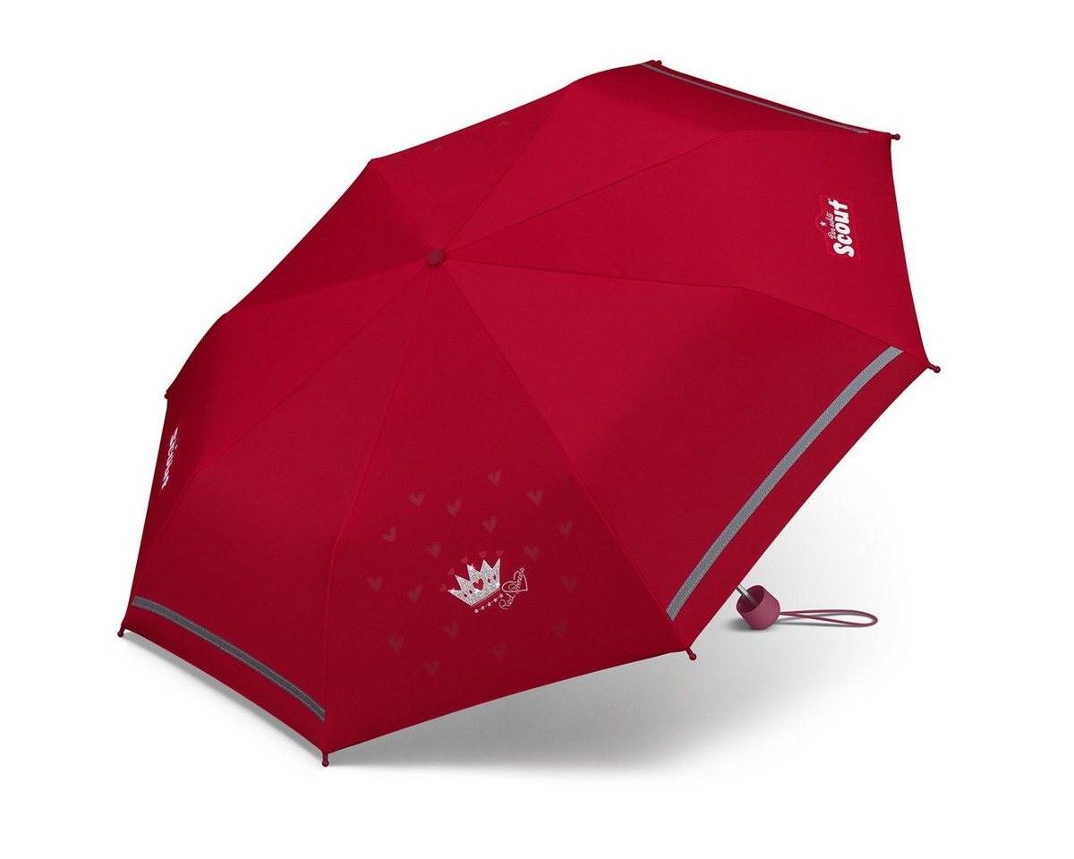 Scout Taschenregenschirm Red Princess Mädchen Regenschirm Kinderschirm 10043 von Scout