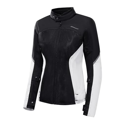 Scoyco Cordura Textil Motorradjacke für Frauen Biker Jacke Dual Sport Damen Reitjacke mit CE Rüstung für Enduro Motorradfahren alle Saison von Scoyco
