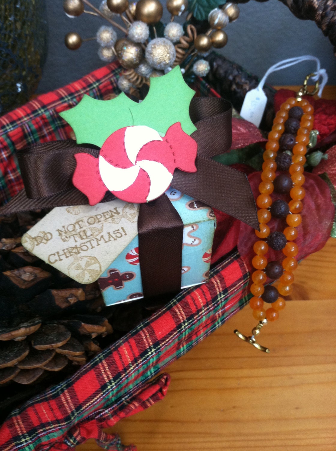 Orange Und Braun Armband von ScrapAtItDesigns