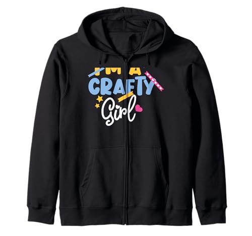 Ich bin ein schlaues Mädchen Kapuzenjacke Ich bin ein schlaues Mädchen Kapuzenjacke von Scrapbooking And Crafting Crafty Hobby Designs