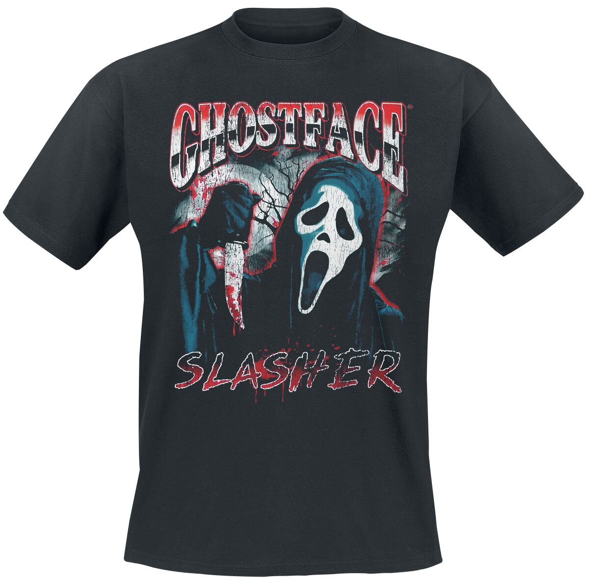 Scream (Film) Ghostface - Slasher T-Shirt schwarz in XL von Scream (Film)