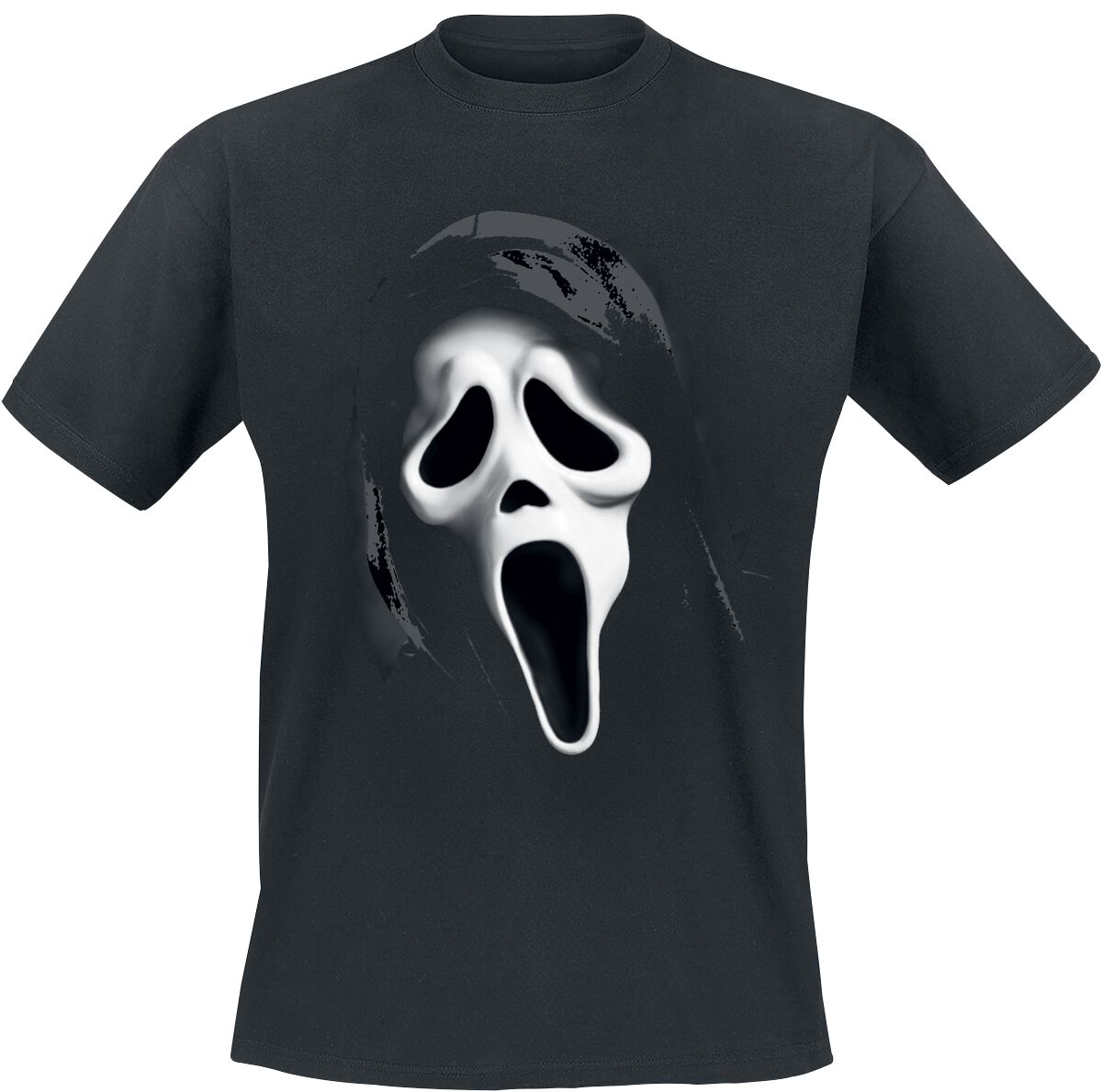 Scream (Film) T-Shirt - Ghostface - Angled Mask - S bis 3XL - für Männer - Größe 3XL - schwarz  - Lizenzierter Fanartikel von Scream (Film)