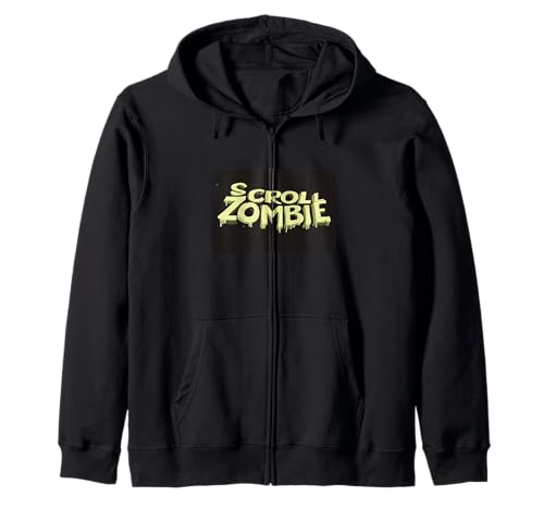 Schönes Zombie-Emblem mit Schriftrolle für Jungen und Mädchen Kapuzenjacke Schönes Zombie-Emblem mit Schriftrolle für Jungen und Mädchen Kapuzenjacke von Scroll Zombie Outfit