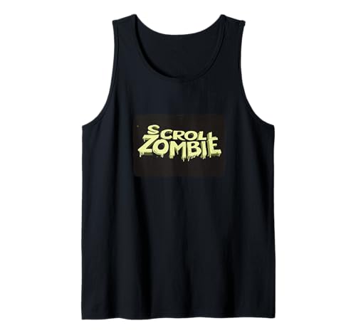 Schönes Zombie-Emblem mit Schriftrolle für Jungen und Mädchen Tank Top Schönes Zombie-Emblem mit Schriftrolle für Jungen und Mädchen Tank Top von Scroll Zombie Outfit