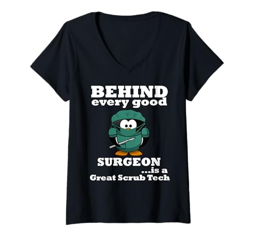 Damen Scrub Tech T-Shirt mit V-Ausschnitt Damen Scrub Tech T-Shirt mit V-Ausschnitt von Scrub Tech Club