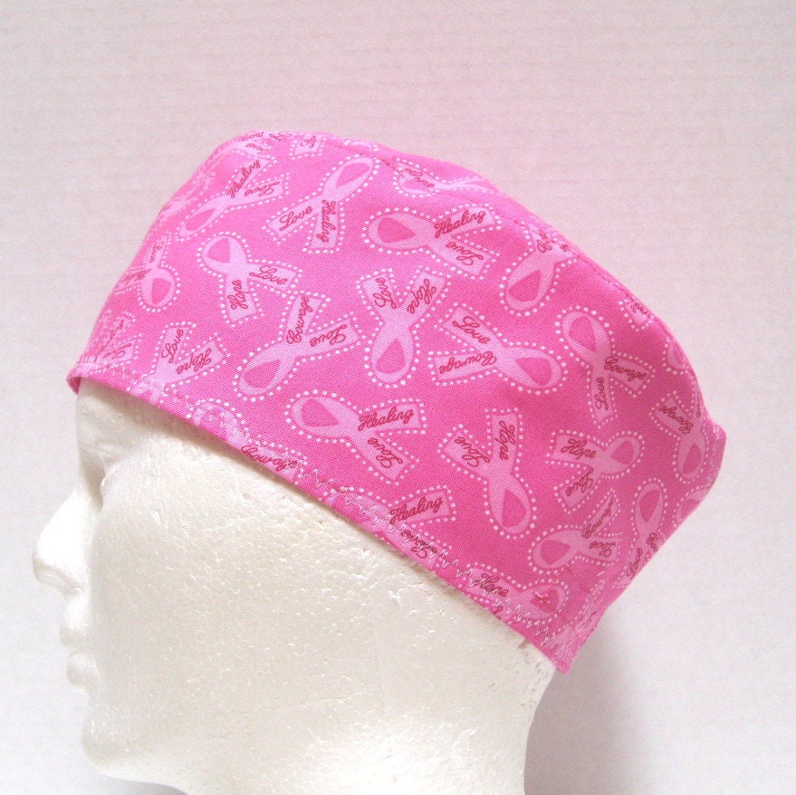 Pink Ribbon Of Hope Op-Haube Verstellbare Op-Haube Pink Ribbon Of Hope Op-Haube Verstellbare Op-Haube von ScrubHatStore