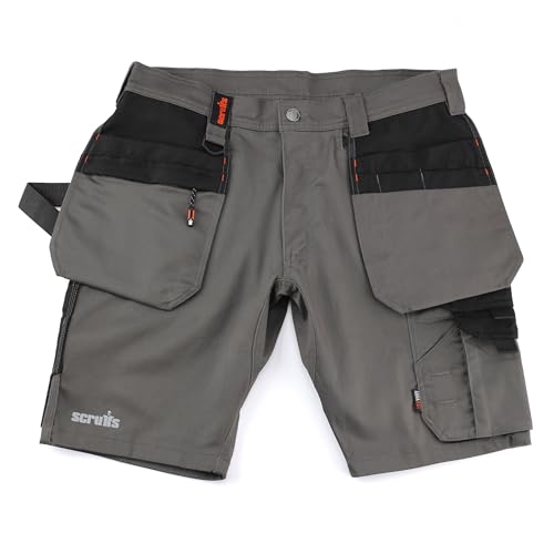 Scruffs Herren Worker Plus Holster Graphite Arbeits-Shorts, 40 Scruffs Herren Worker Plus Holster Graphite Arbeits-Shorts, 40 von Scruffs