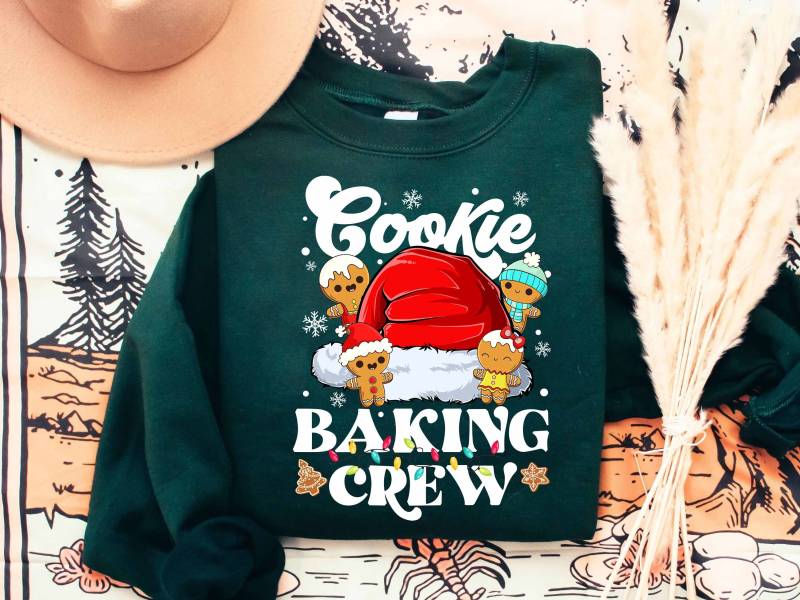 Cookie Back Crew Sweatshirt, Shirt, Weihnachtsbacken Familien Weihnachten Matching Shirt von ScruncStreet