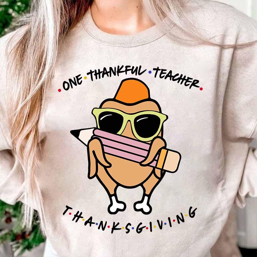 Ein Dankbares Lehrer-Shirt, Thanksgiving-Lehrer-Shirt, Türkei-Lehrer-Shirt, Herbst-Lehrer-Shirt, Lehrer-Herbst-Shirt, Lehrer-T-Shirt Ein Dankbares Lehrer-Shirt, Thanksgiving-Lehrer-Shirt, Türkei-Lehrer-Shirt, Herbst-Lehrer-Shirt, Lehrer-Herbst-Shirt, Lehrer-T-Shirt von ScruncStreet