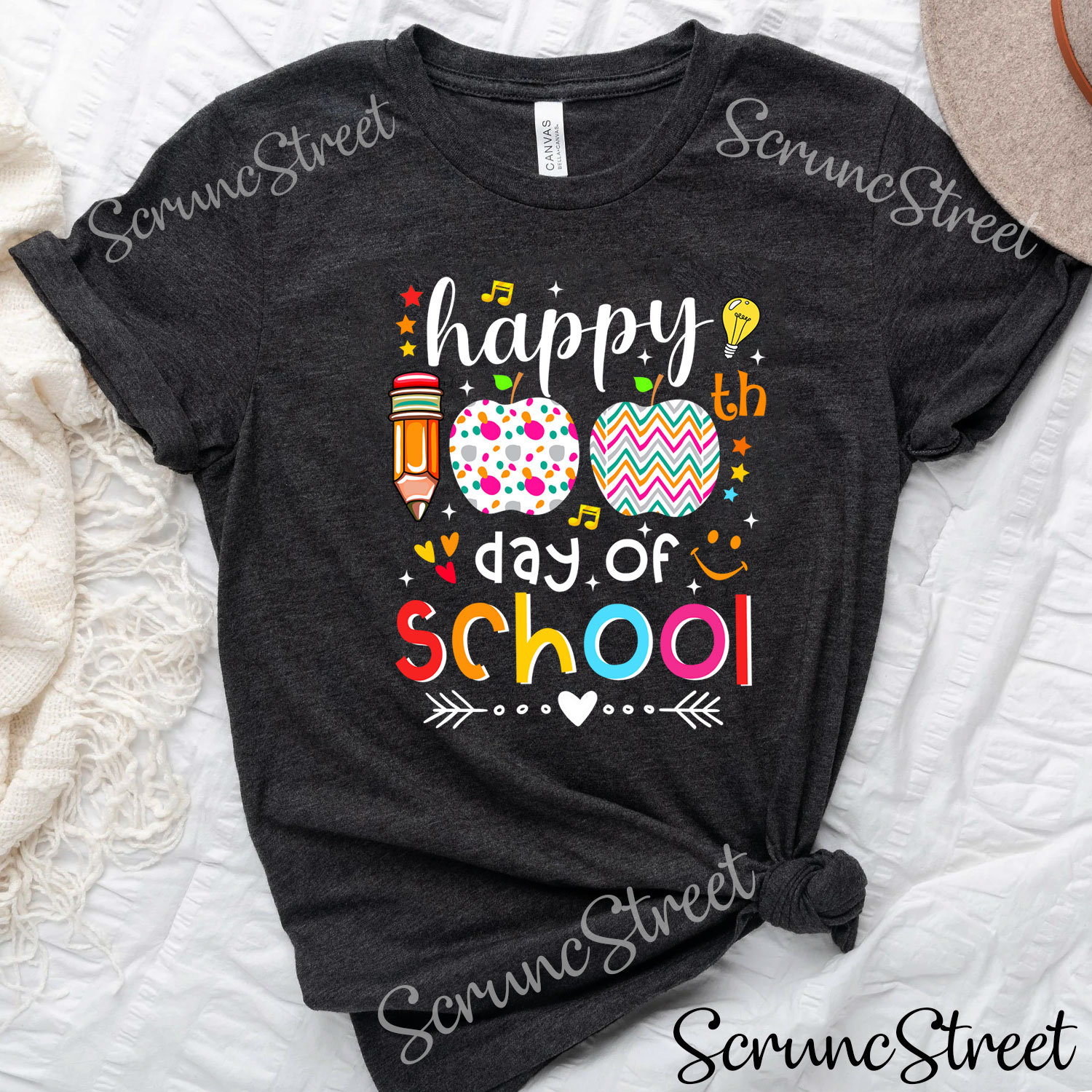 Happy 100Th Day Of School Shirt, Lustiges 100. Schultags Shirt Für Lehrer & Studenten, 100 Tage Y'all, Smarter, Geschenke von ScruncStreet