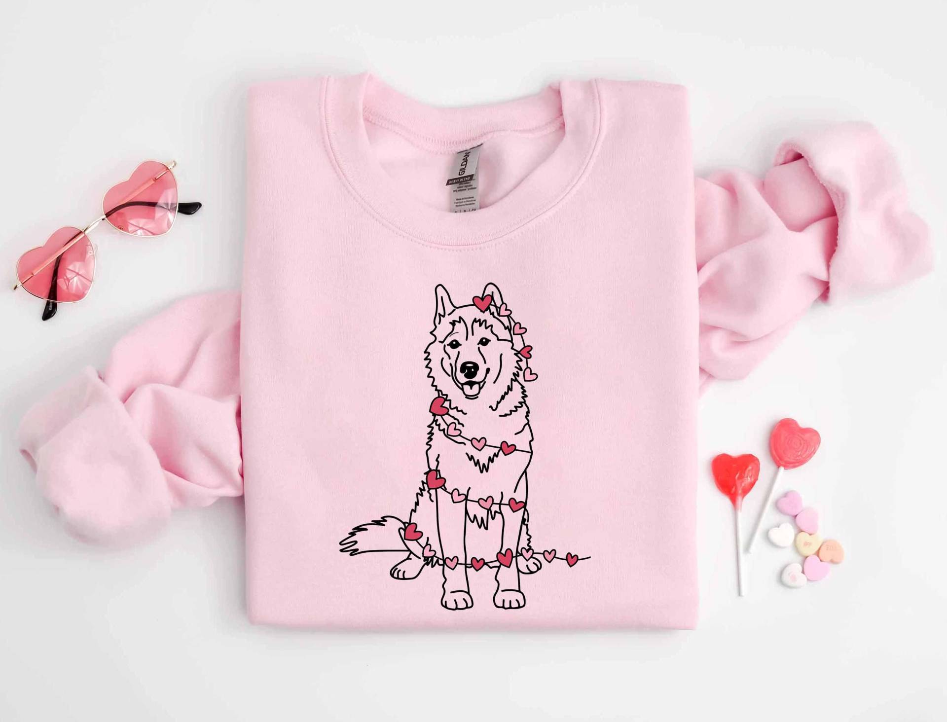 Husky Valentinstag Sweatshirt, Mama Shirt, Mein Hund Ist Mein Liebhaber Geschenk von ScruncStreet
