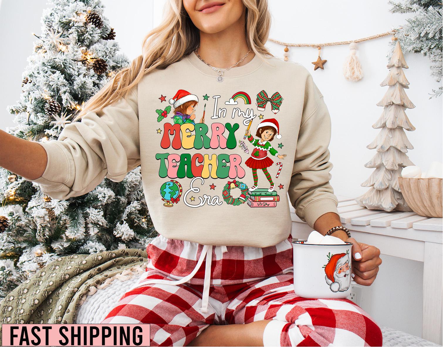 Lehrer Weihnachten Sweatshirt, in Meiner Lustigen Ära Shirt, Junie B Jones Urlaub Geschenk Für von ScruncStreet