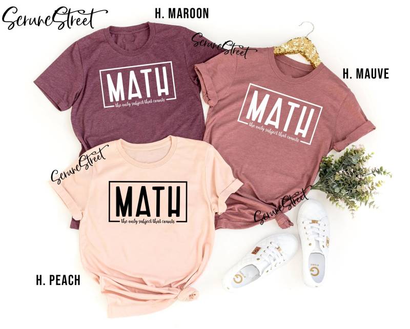 Lustiges Mathe Shirt Lehrer Geschenk Wertschätzung Mathelehrer Geek von ScruncStreet