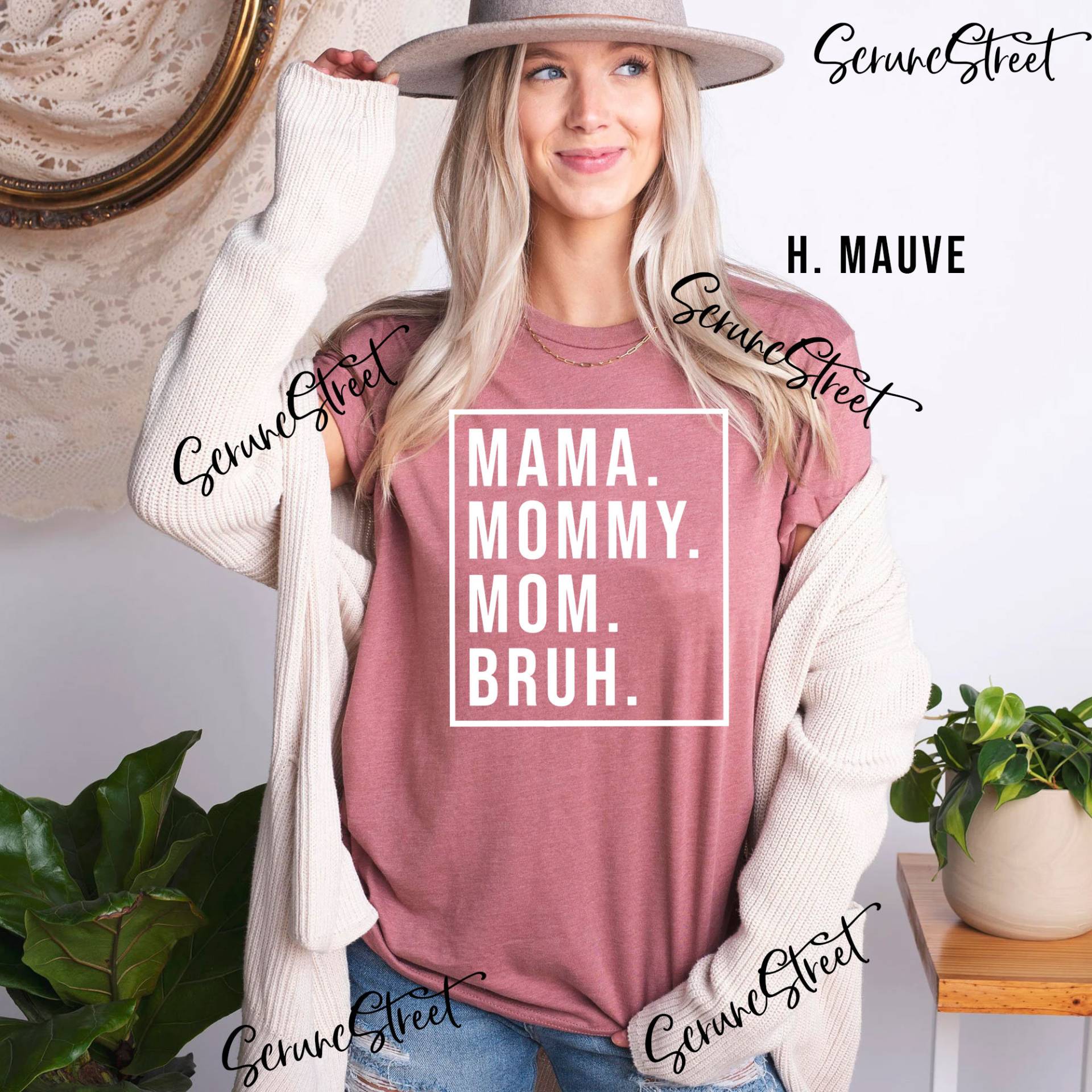 Mama Bruh Shirt, Lustiges Beste Cooles Mom New Muttertag Geschenk Shirt von ScruncStreet