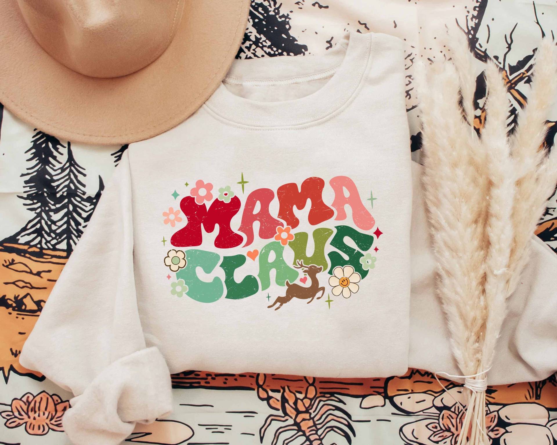 Mama Claus Sweatshirt, T-Shirt, Weihnachten Shirt, Familien Matching Weihnachtsgeschenke von ScruncStreet