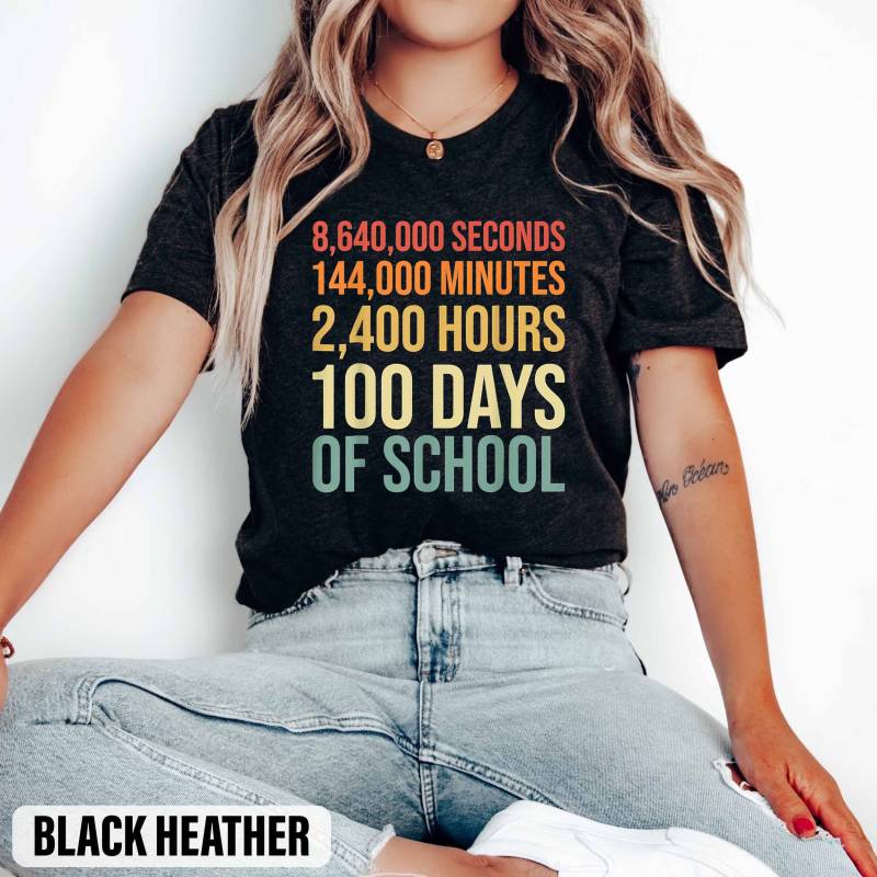 Mathe Lehrer 100. Tag Der Schule Shirt, Meine Schüler Sind 100 Tage Schlauer, Vintage T-Shirt, Gruppenlehrer Shirts, Beste Geschenke von ScruncStreet