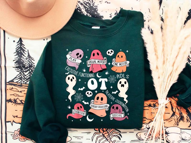Ot Halloween Shirt, Ergotherapie Lustiges Geist Gruseliges Ergotherapeut Geschenk Für Ot Ot Halloween Shirt, Ergotherapie Lustiges Geist Gruseliges Ergotherapeut Geschenk Für Ot von ScruncStreet