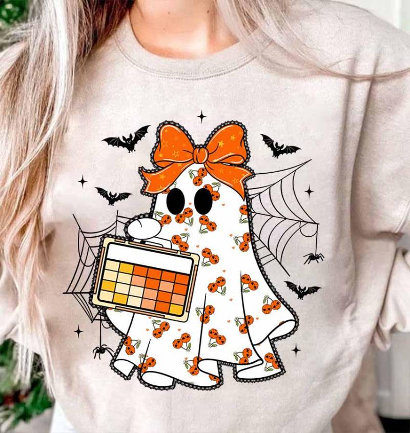 Slp Halloween Shirt, Gruselige Logopädin Trick Or Speech Logopädie Gruseliges Geist Shirt von ScruncStreet