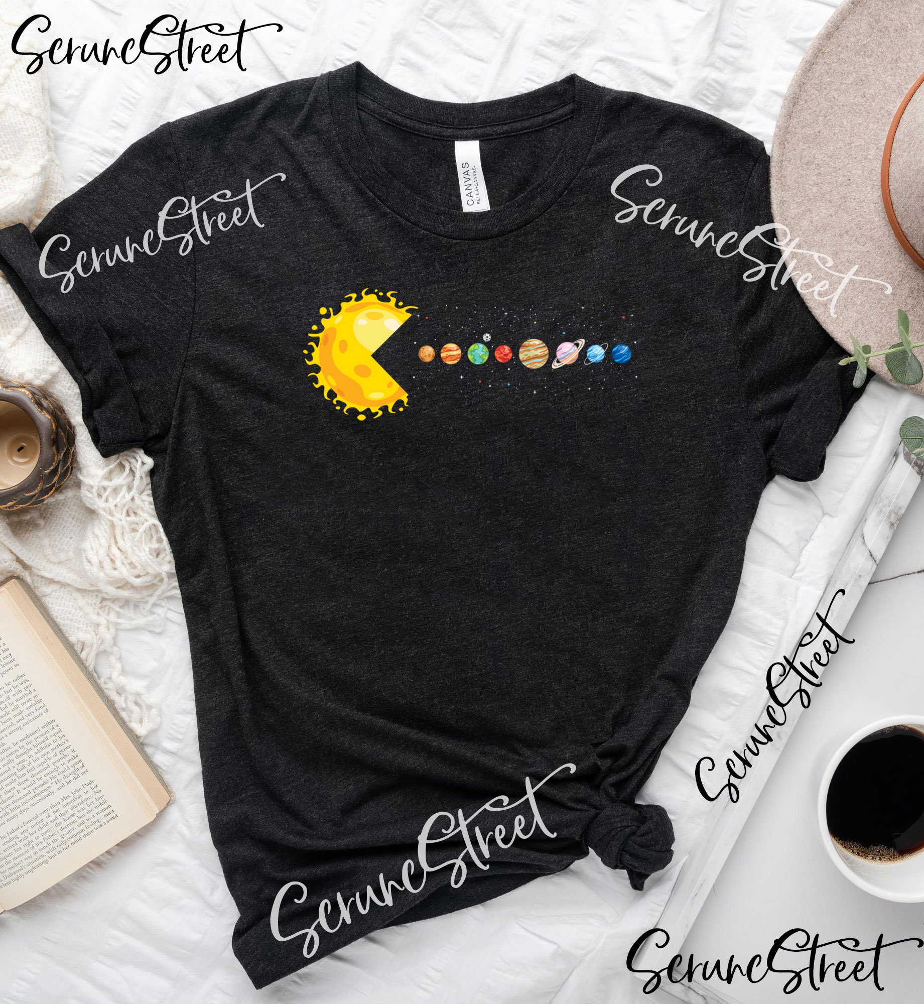 Sonnensystem Shirt, Lustiges Planeten Astronomie Universum Wissenschaft Lehrer Weltraum Astronom Geschenke von ScruncStreet