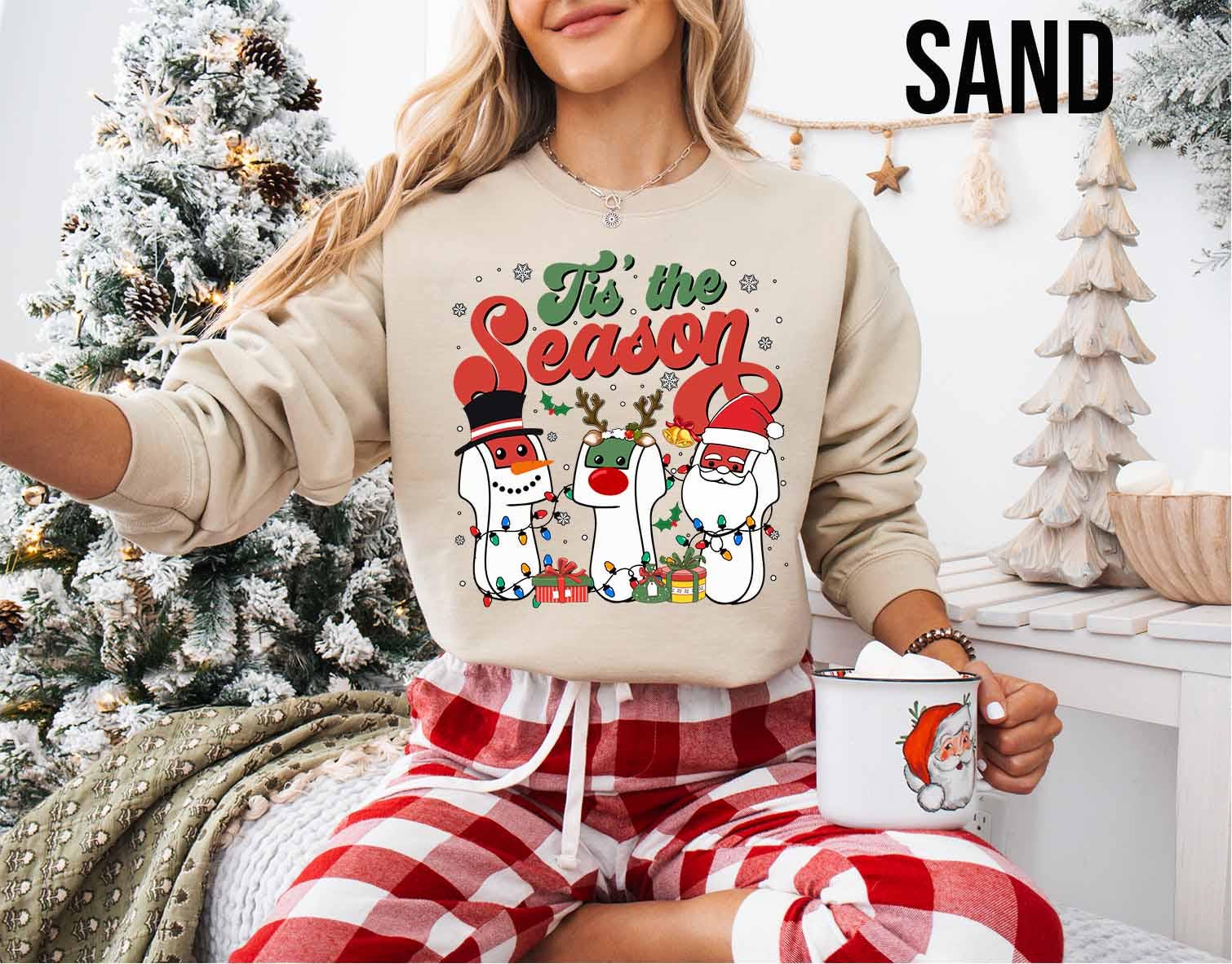 Tis The Season Sonographer Shirt, Weihnachtsshirt, Ultraschall Tech Weihnachten von ScruncStreet