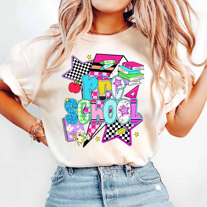 Vorschullehrer Zurück Zu Schult-Shirt, Vorschul-Shirt, Hallo Vorschule Dream Team-Shirt, Vorschul-Kader-Crew-Hemd Vorschullehrer Zurück Zu Schult-Shirt, Vorschul-Shirt, Hallo Vorschule Dream Team-Shirt, Vorschul-Kader-Crew-Hemd von ScruncStreet