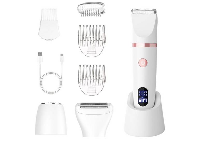 Scttomon Epilierer RFC-2018, Aufsätze: 1 St., Damenrasierer, Gesichtshaartrimmer, 3-in-1, Wet&Dry von Scttomon