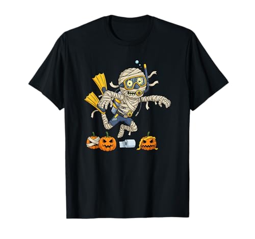 Lustiger Kürbis zum Tauchen, Halloween, Kinder, Herren und Damen T-Shirt Lustiger Kürbis zum Tauchen, Halloween, Kinder, Herren und Damen T-Shirt von Scuba Dive Lovers Cute Halloween Outfits for Diver