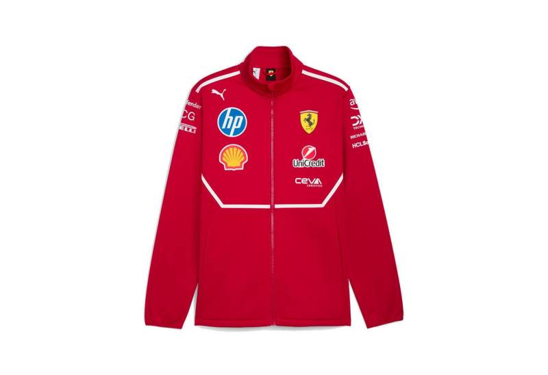 Scuderia Ferrari Sweatjacke Team Softshell 2025 rot von Scuderia Ferrari