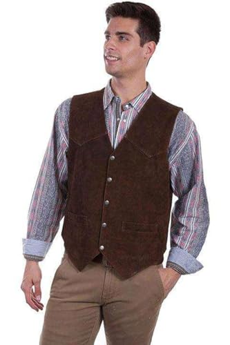 Scully Men's Cowhide Suede Vest von Scully