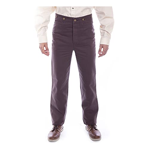 Scully Rangewear Herren-Leinenhose - Braun - von Scully