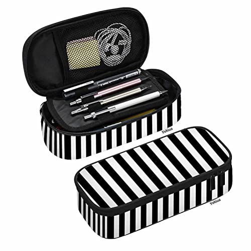 SdetYuia Dino Surfer-Federmäppchen, Motiv: Happy Dinosaurier, Surfer mit Sonnenbrille, großes Fassungsvermögen, Federmäppchen, Büro, College, Make-up-Tasche, Mehrfarbig: A122, 8.3"x3.7"x2", von SdetYuia