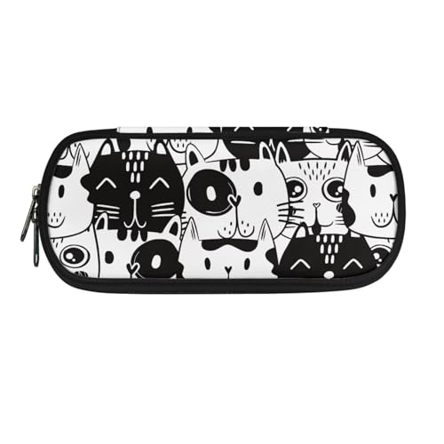 SdetYuia Federmäppchen mit Koala und Erdbeere, großes Fassungsvermögen, großes Federmäppchen, Reißverschluss, Federmäppchen für Jungen, Mädchen, Teenager, Studenten, Schulbedarf, Stiftetasche, von SdetYuia