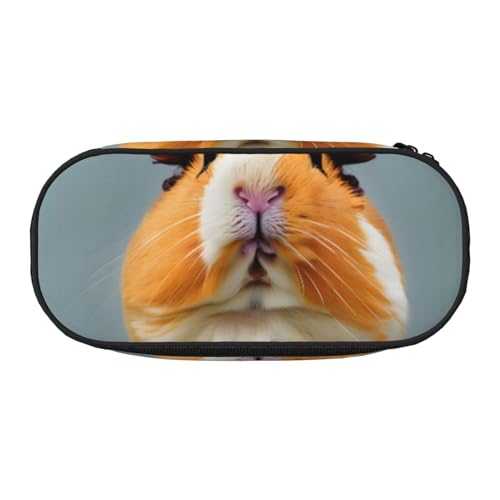 SdetYuia Federmäppchen mit Meerschweinchen-Aufdruck, kleines Federmäppchen, Mehrzweck-Federmäppchen, Organizer, tragbare Federmäppchen, mehrfarbig, 8.3"x3.7"x2", Federmäppchen von SdetYuia