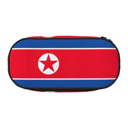 SdetYuia Federmäppchen mit koreanischer Flagge, kleines Federmäppchen, Mehrzweck-Federmäppchen, Organizer, tragbare Federmäppchen, mehrfarbig, 8.3"x3.7"x2", Federmäppchen von SdetYuia