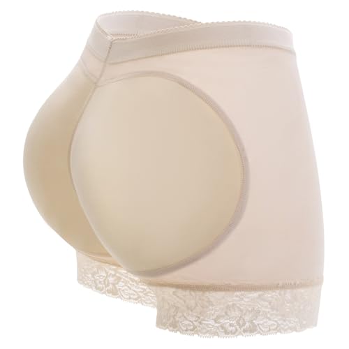 Damen Butt Lifter Höschen Hüfte Spitze Po Push-Up Hose Heber Bequem Push Up Unterhose Hip Enhancers mit 2 Herausnehmbarer Hüfte Pads Apricot M Damen Butt Lifter Höschen Hüfte Spitze Po Push-Up Hose Heber Bequem Push Up Unterhose Hip Enhancers mit 2 Herausnehmbarer Hüfte Pads Apricot M von Sdhgerh