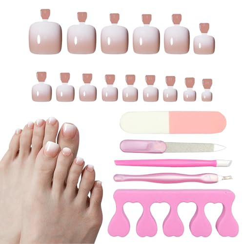 Sdhgerh 120 Stück Falsche Fußnägel Tips Französisch Press on Nails Füße Full Cover Nagelfolie für Fußnägel Kit Künstliche Fussnägel 15 Größen Toe Nails Tips für Frauen Damen Sdhgerh 120 Stück Falsche Fußnägel Tips Französisch Press on Nails Füße Full Cover Nagelfolie für Fußnägel Kit Künstliche Fussnägel 15 Größen Toe Nails Tips für Frauen Damen von Sdhgerh
