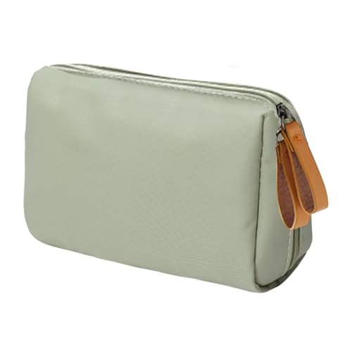 Sdhgerh Tragbar Reise Kosmetiktasche Klein Handtasche Kulturtasche Mini Make Up Tasche Wasserdicht Kulturbeutel Damen Herren 16x10x7 cm Grüner von Sdhgerh