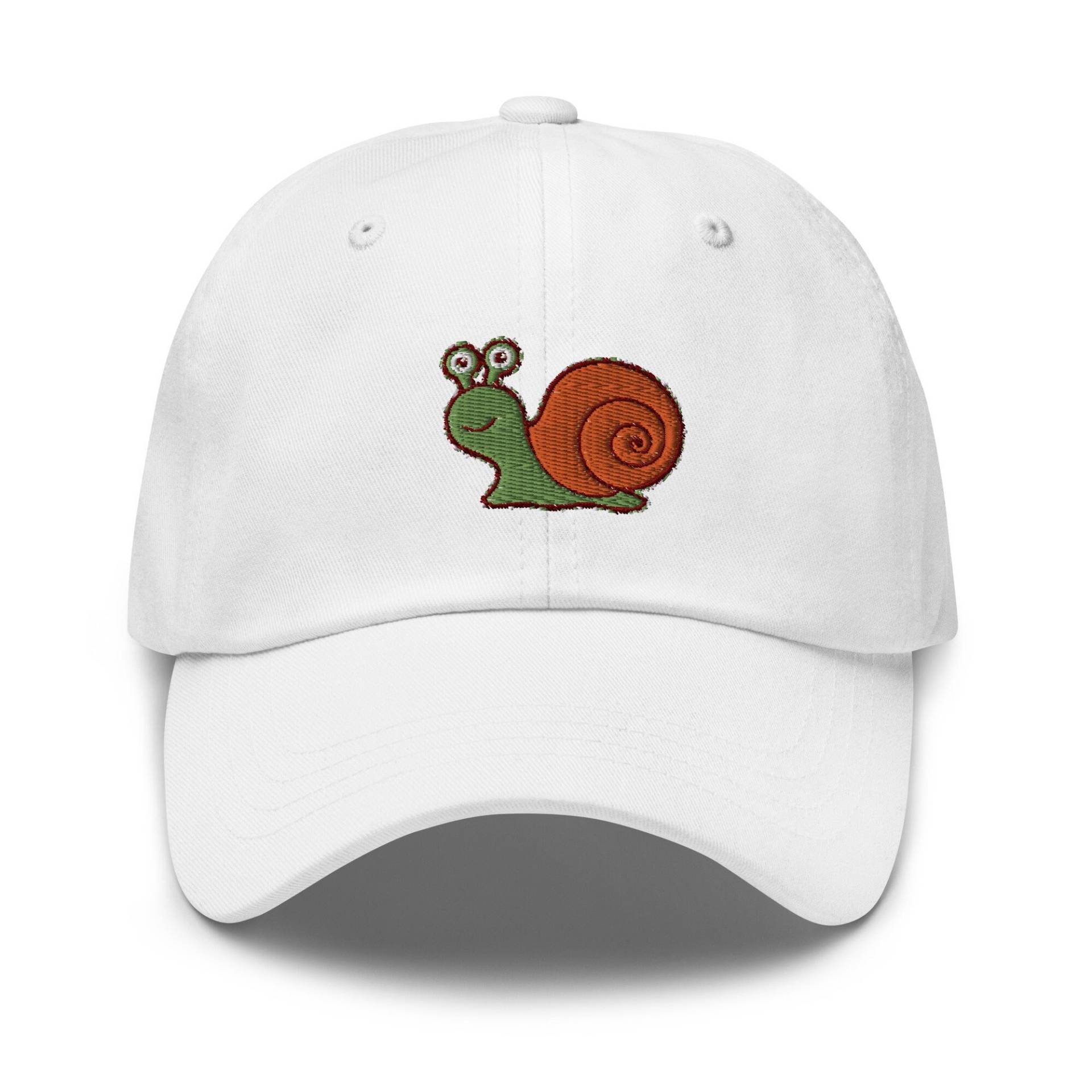 Snail Dad Hat, Gestickte Cap, Slug Caps Für Männer Frauen, Wildlife Baseball Geschenk Wandermütze, Camping Hut, Süße Grüne Schnecken Baseballmütze von Sdikhermd